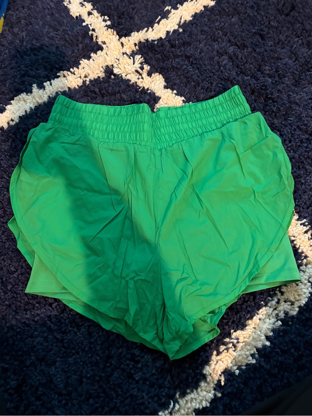Women’s Green all in motion Athletic Shorts with Liner